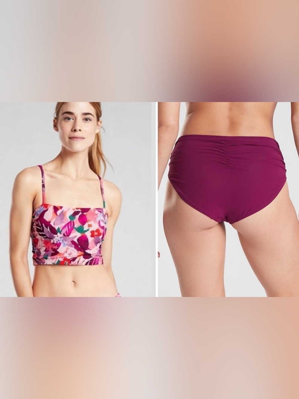 Athleta Swim Top + Bottoms - S